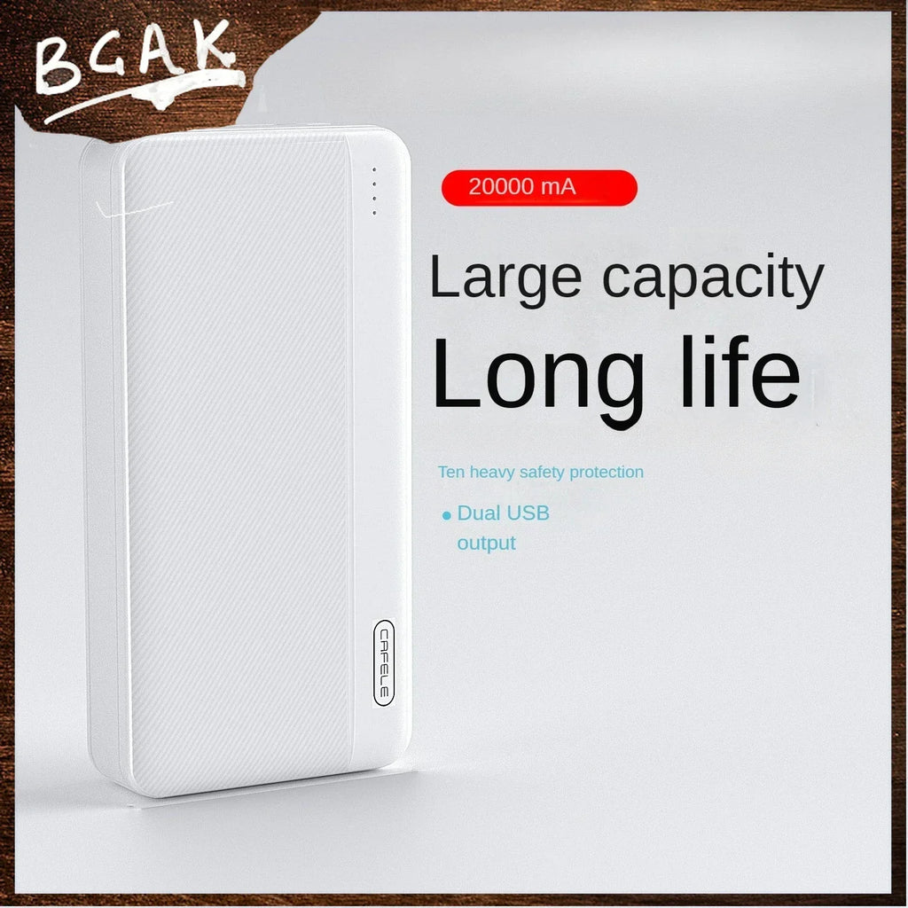 BCAK Power Bank - New Style Large Capacity 10000mAh / 20000mAh Fast Charging