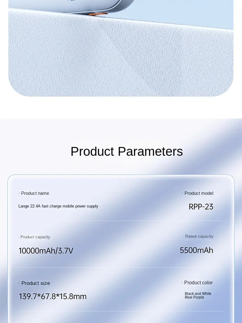 BCAK Power Bank - New Style 10000mAh / 20000mAh Fast Charging