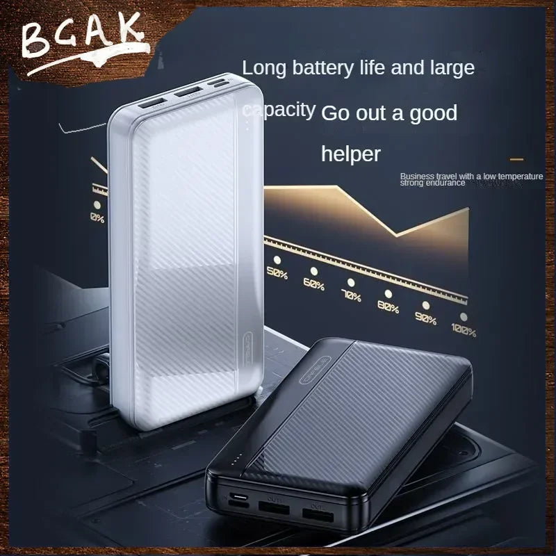 BCAK Power Bank - New Style Large Capacity 10000mAh / 20000mAh Fast Charging